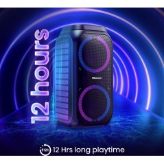 Hisense Party Rocket 160 - 20-Channel Black Party Speaker for Ultimate Sound Experience